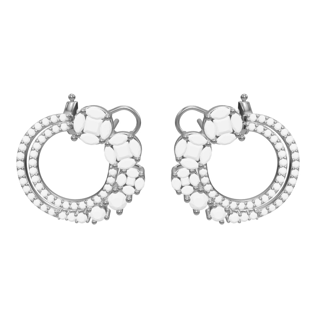1.86 ct. Design Diamant Ohrringe
