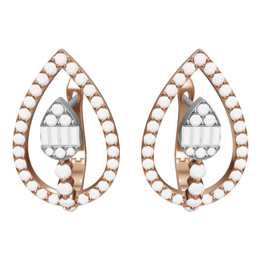 1.13 ct. Design Diamant Ohrringe