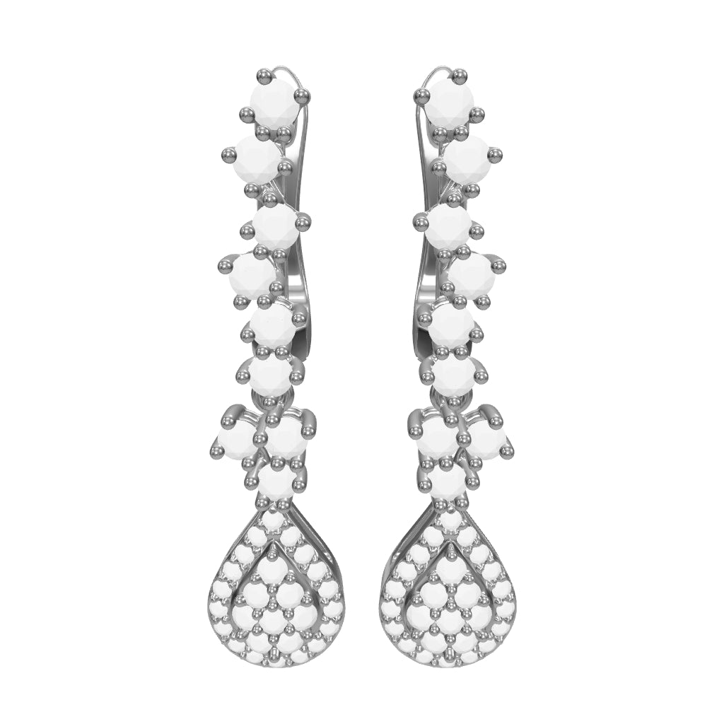 0.65 ct. Design Diamant Ohrringe