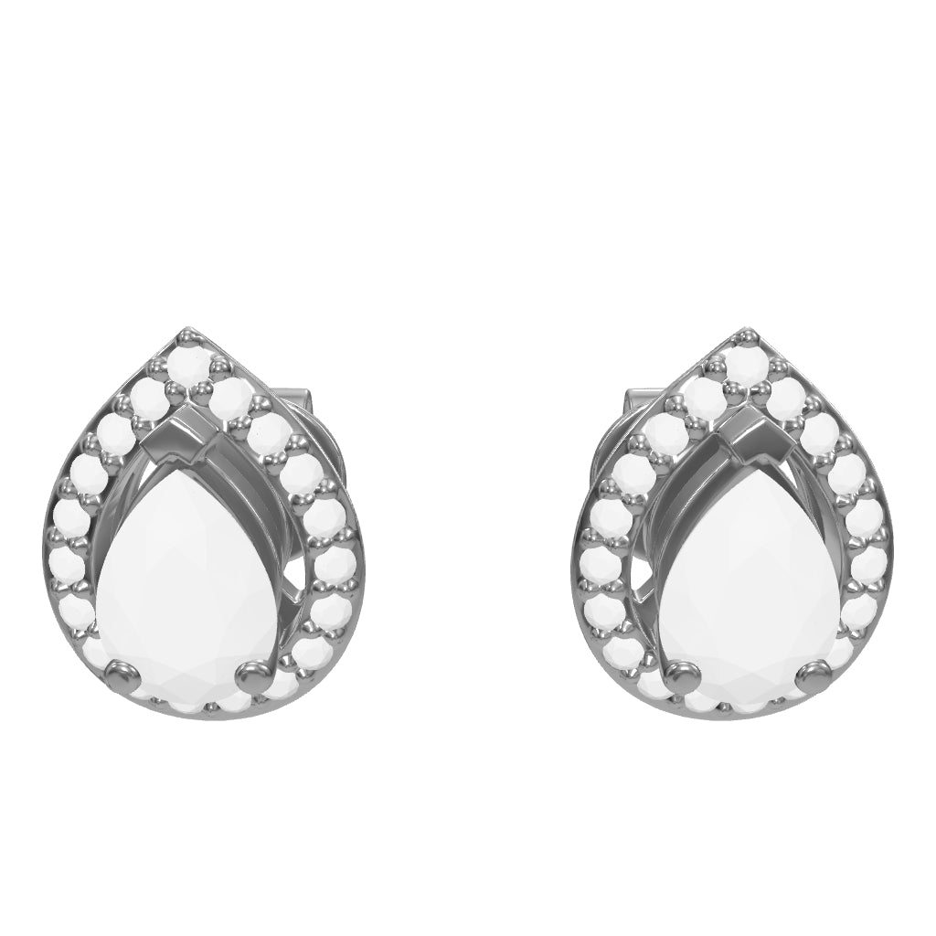 0.96 ct. Emerald Stud Earrings