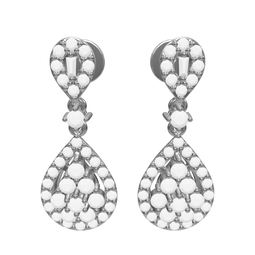 0.80 ct. Design Diamant Ohrringe