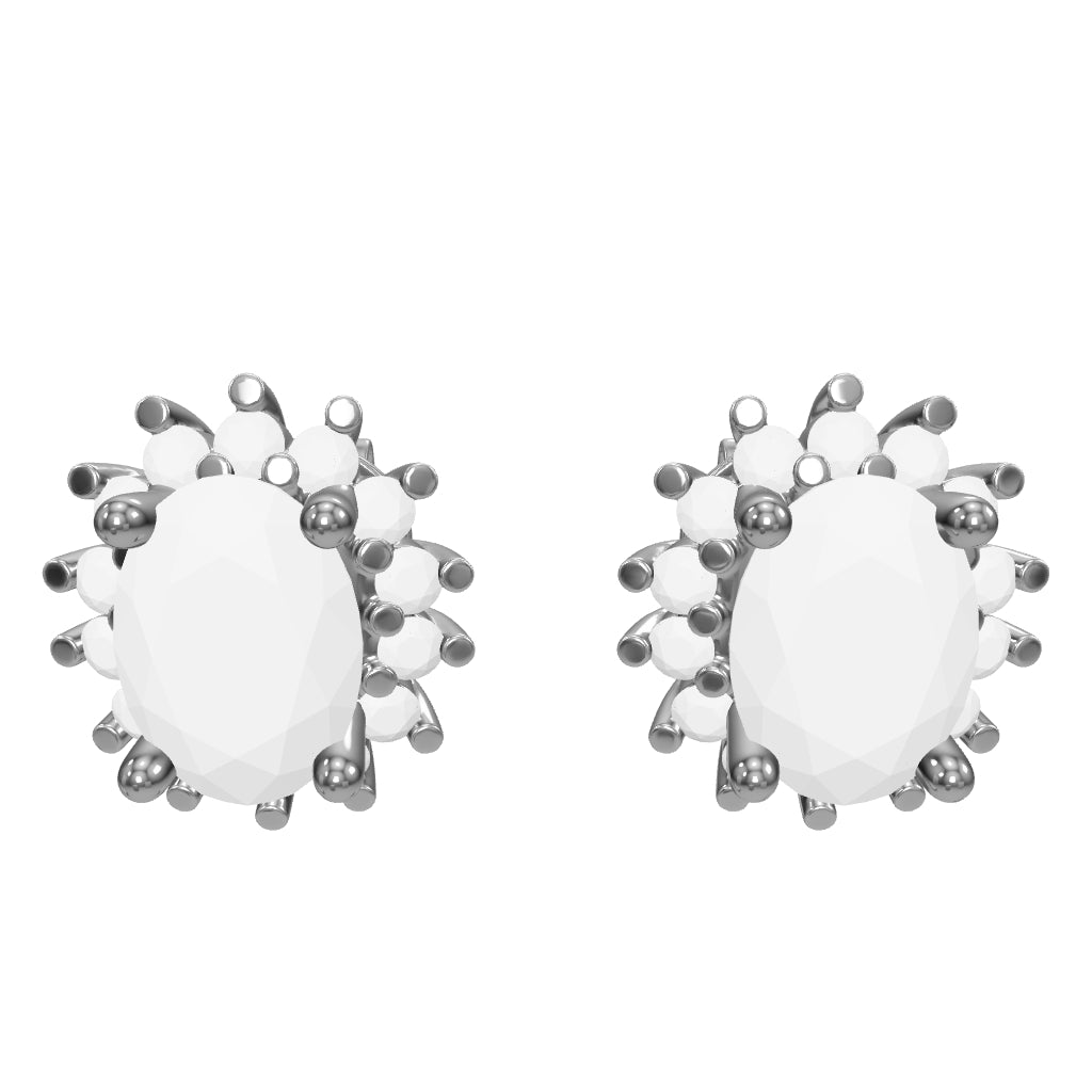 0.95 ct. Emerald Earrings