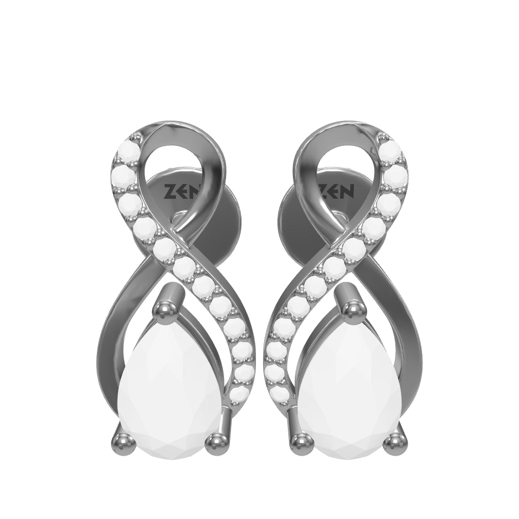 0.57 ct. Sapphire Earrings