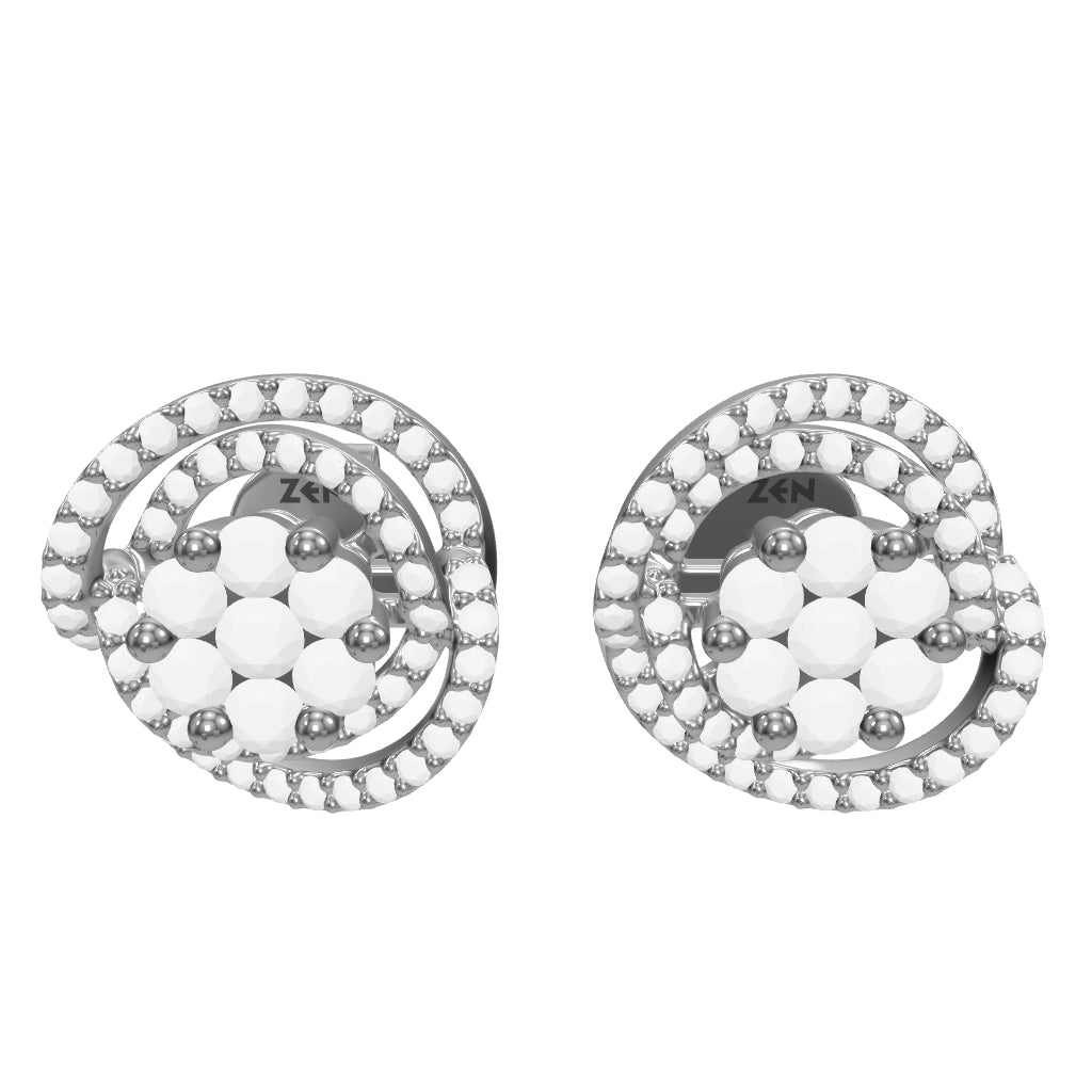 0.65 ct. Design Diamond Stud Earrings