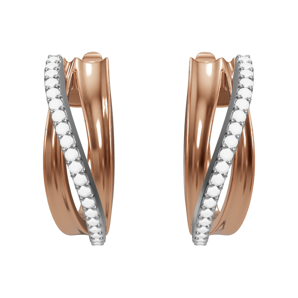 0.11 ct. Design Diamond Earrings
