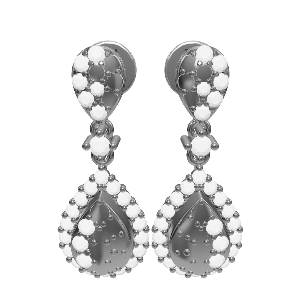0.75 ct. Design Diamant Ohrringe