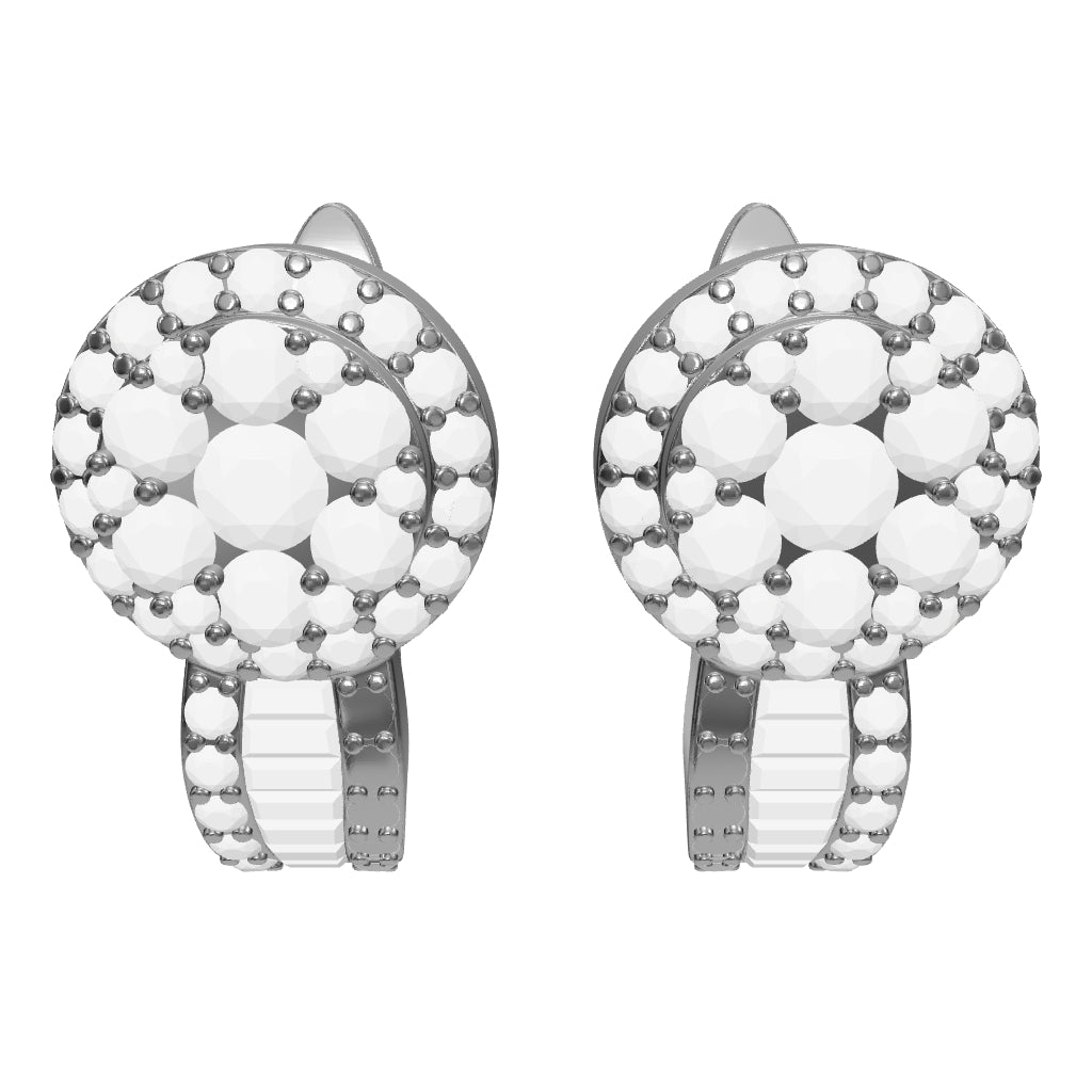 0.72 ct. Design Diamant Ohrringe