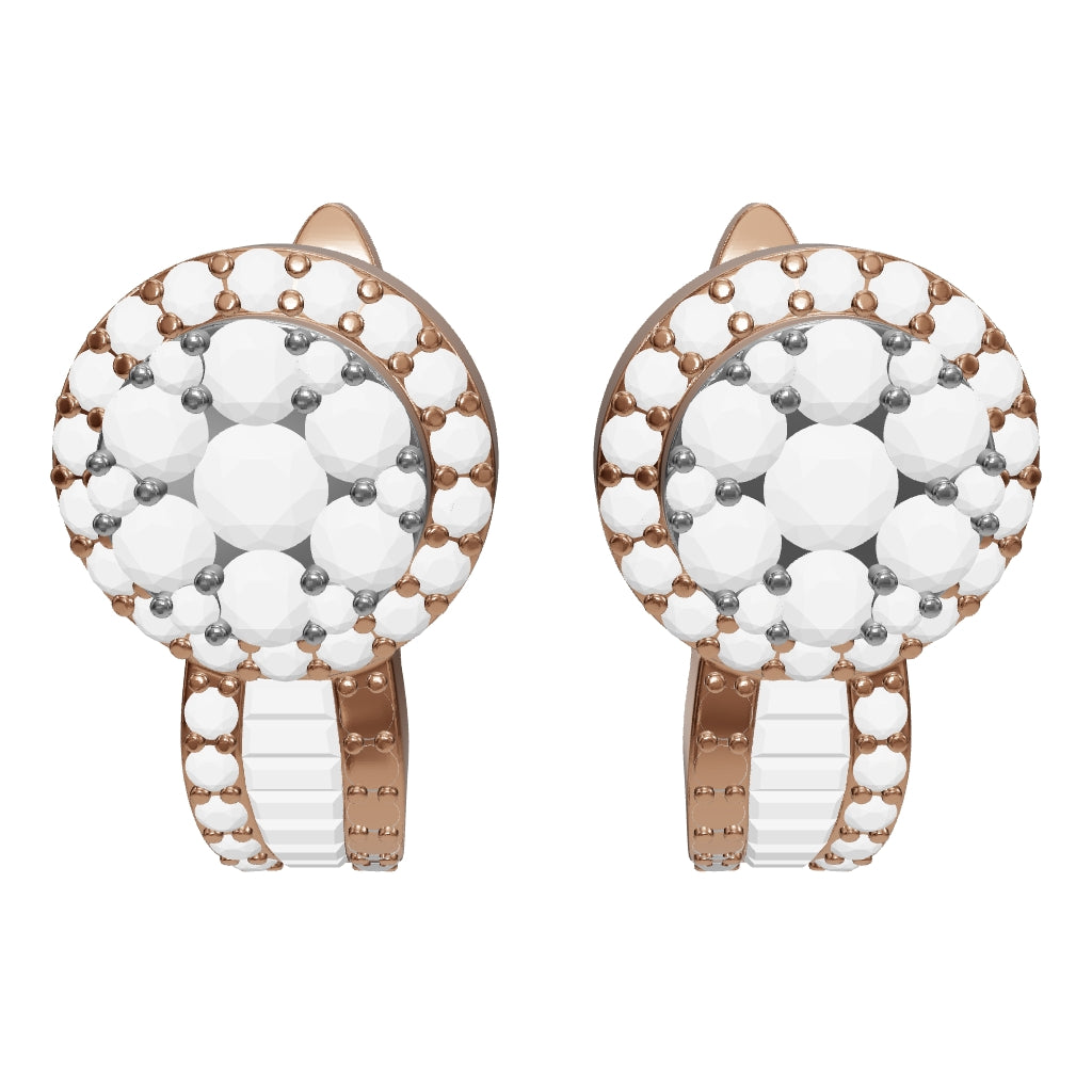 0.72 ct. Design Diamant Ohrringe