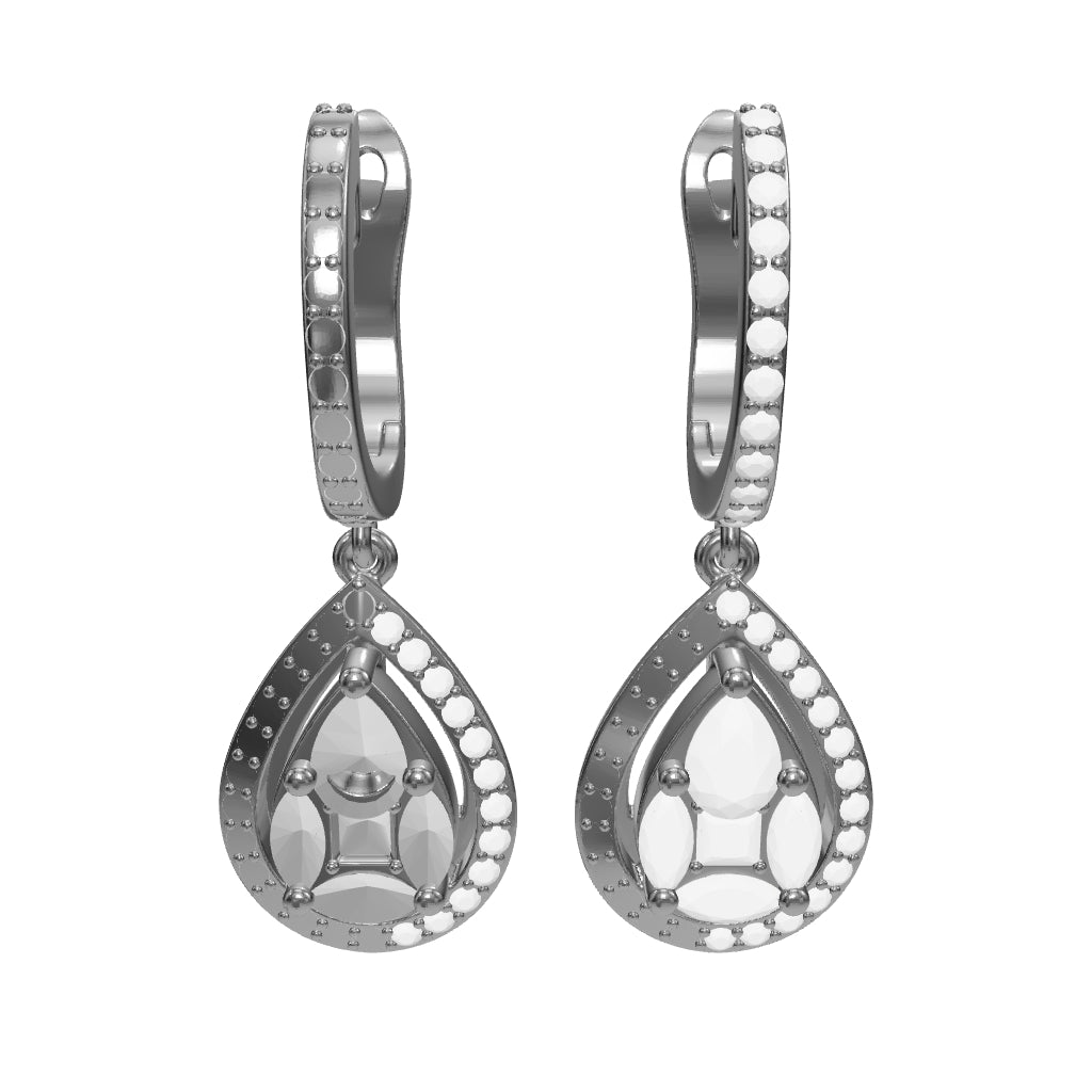 1.28 ct. Design Diamond Earrings