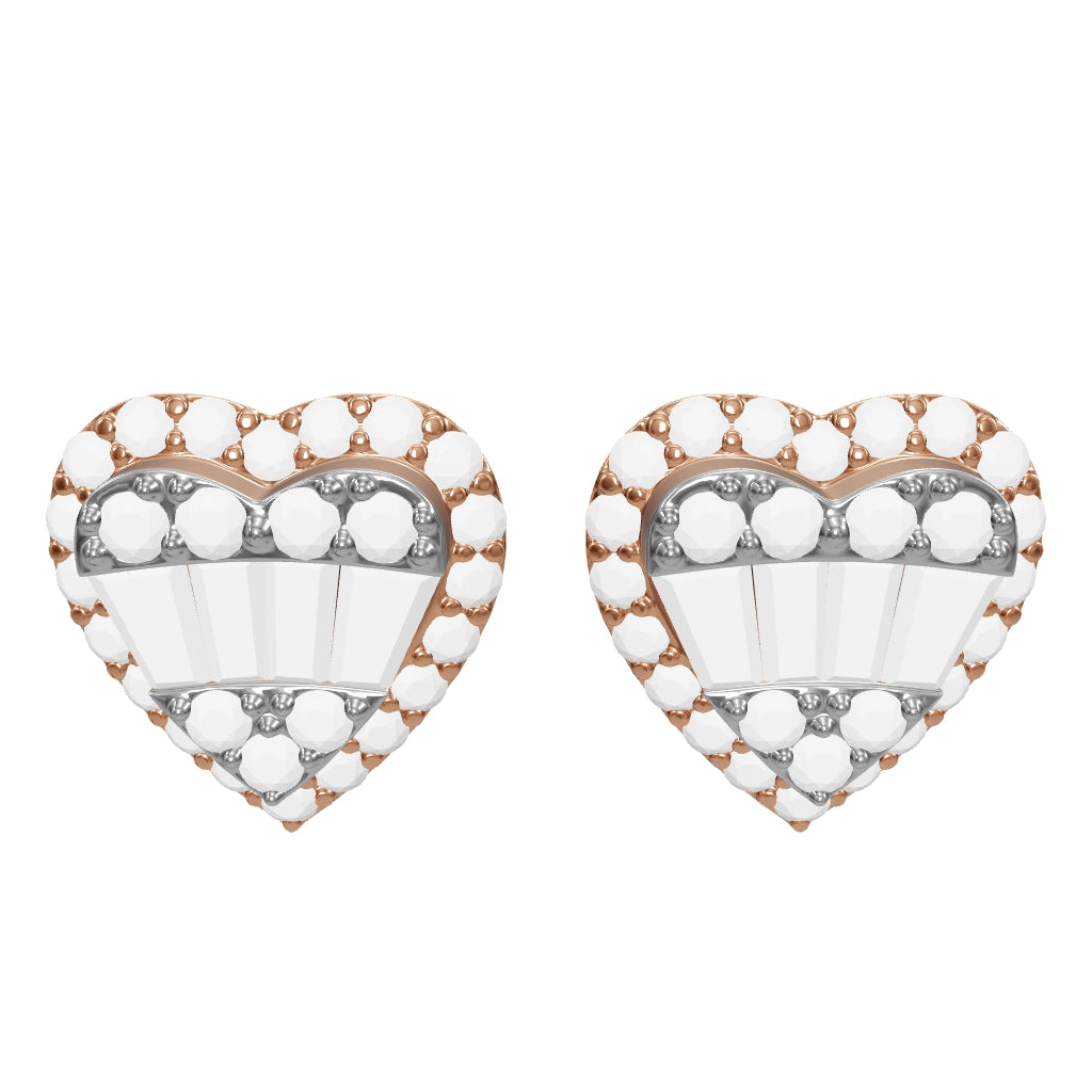0.50 ct. Herz Diamant Ohrstecker