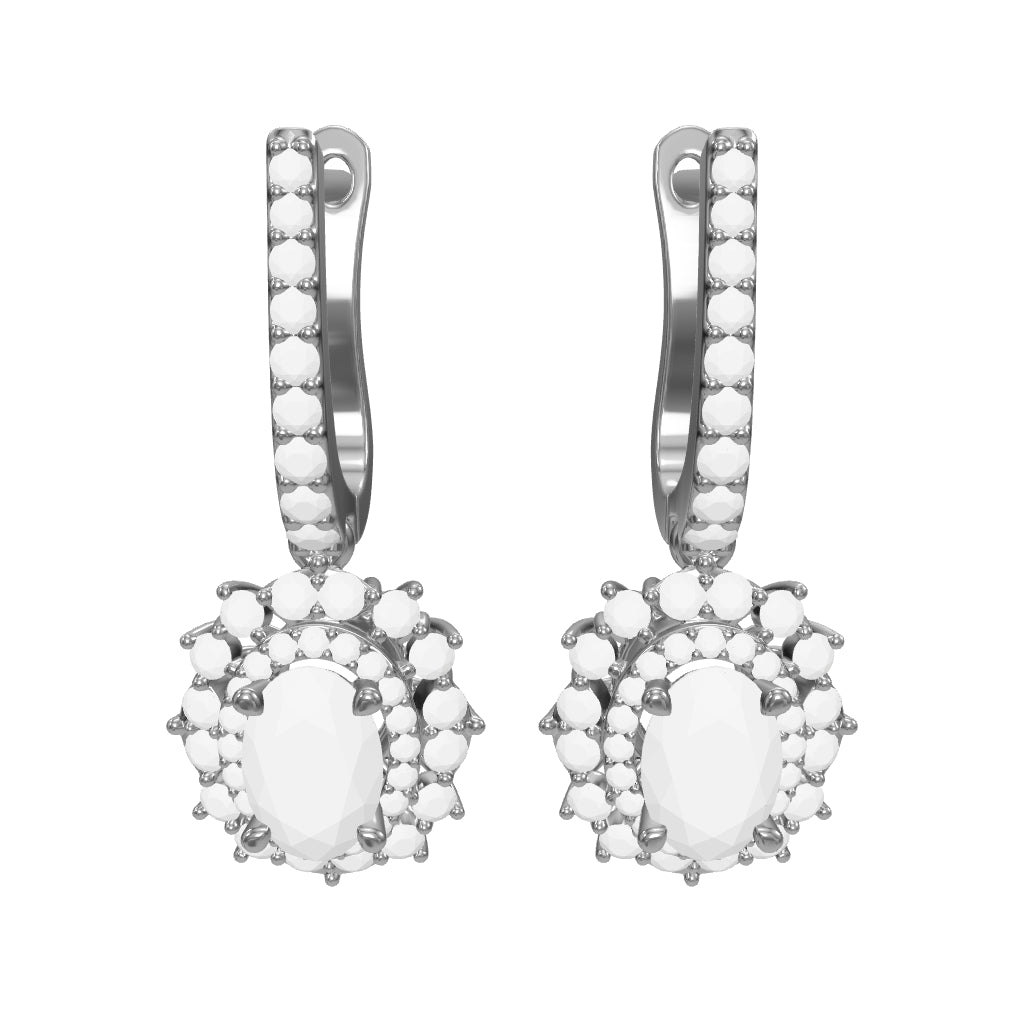 1.77 ct. Sapphire Earrings