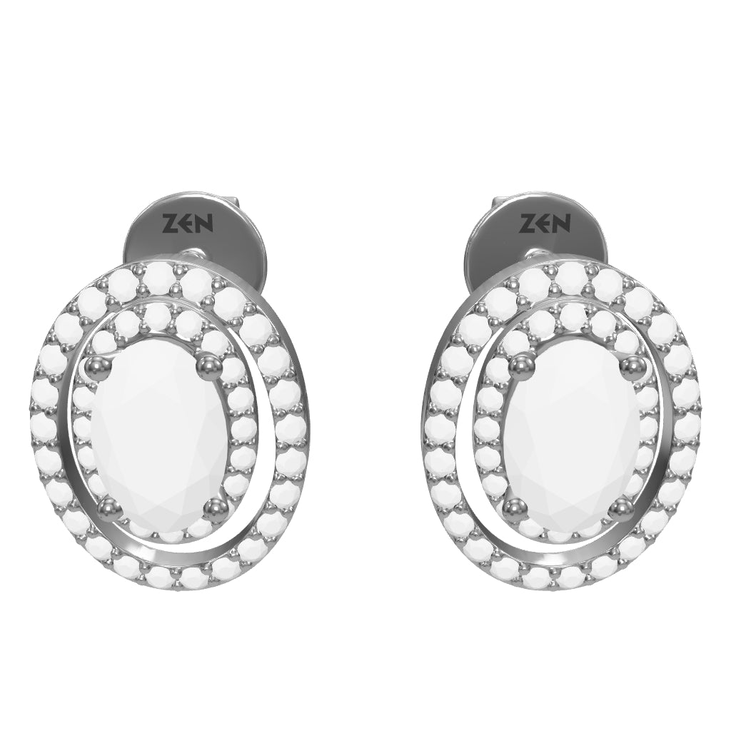 1.33 ct. Saphir Ohrstecker