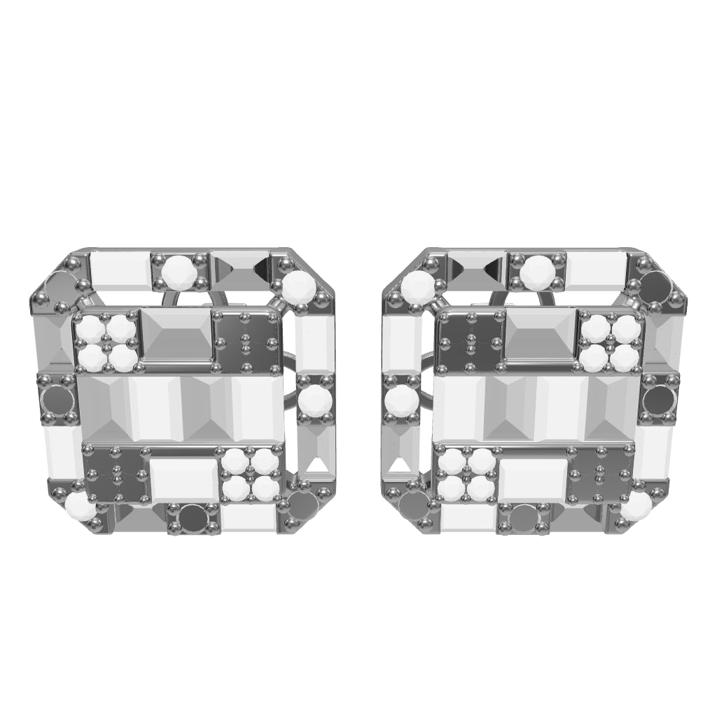 1.79 ct. Baguette Diamond Earrings