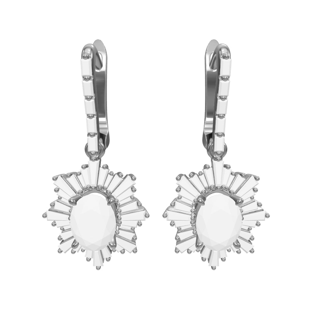3.53 ct. Sapphire Earrings