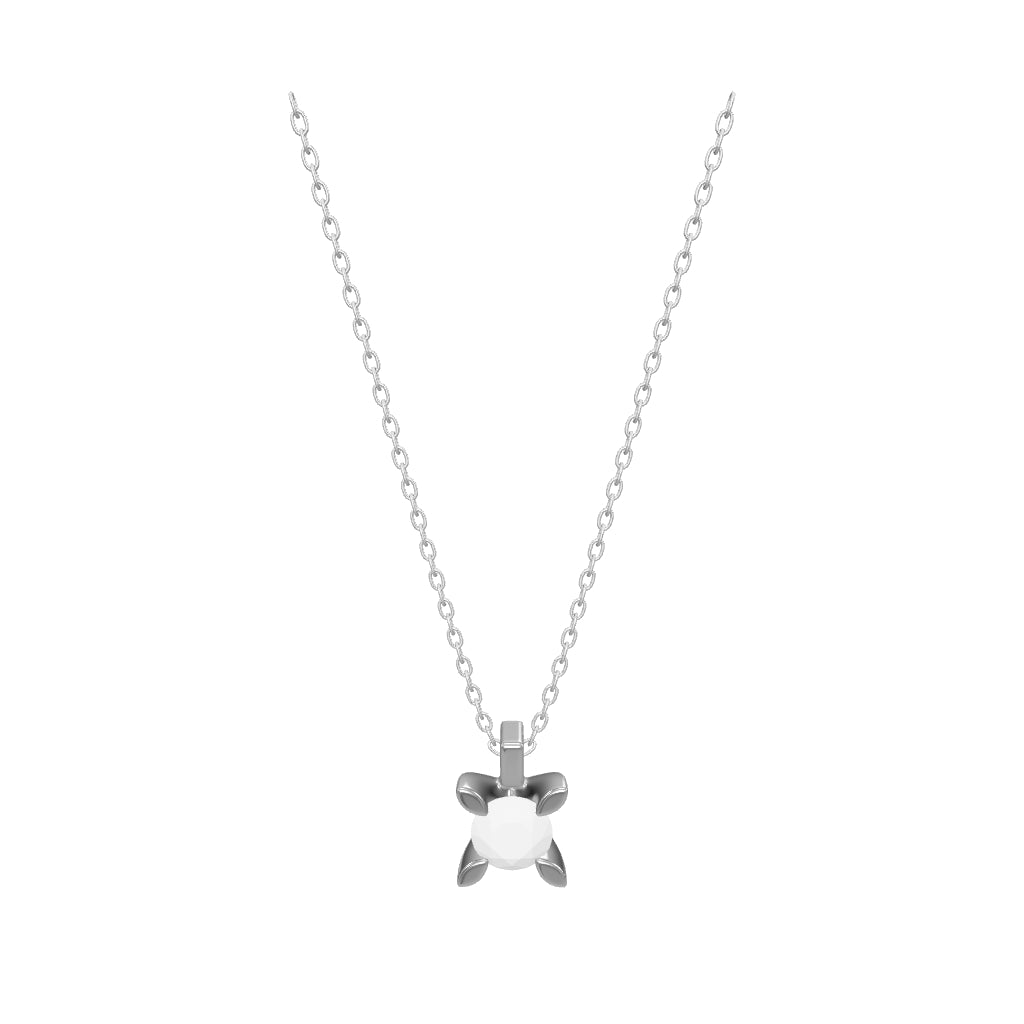 0.15 ct. Solitär Diamant Halskette