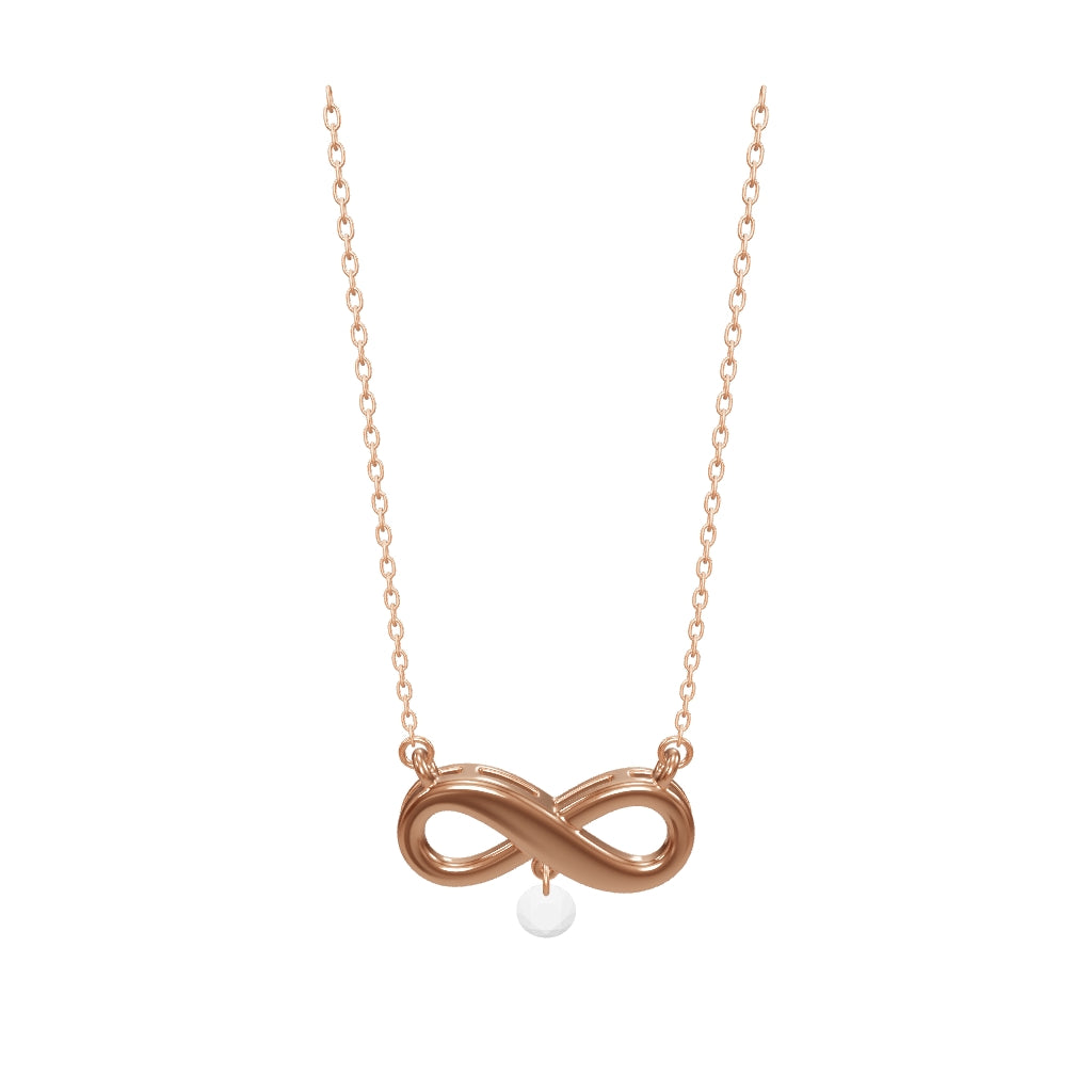 0.06 ct. Unendliche Liebe Diamant Halskette