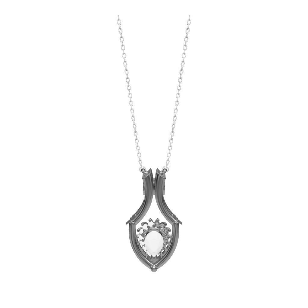 0.33 ct. Smaragd Halskette