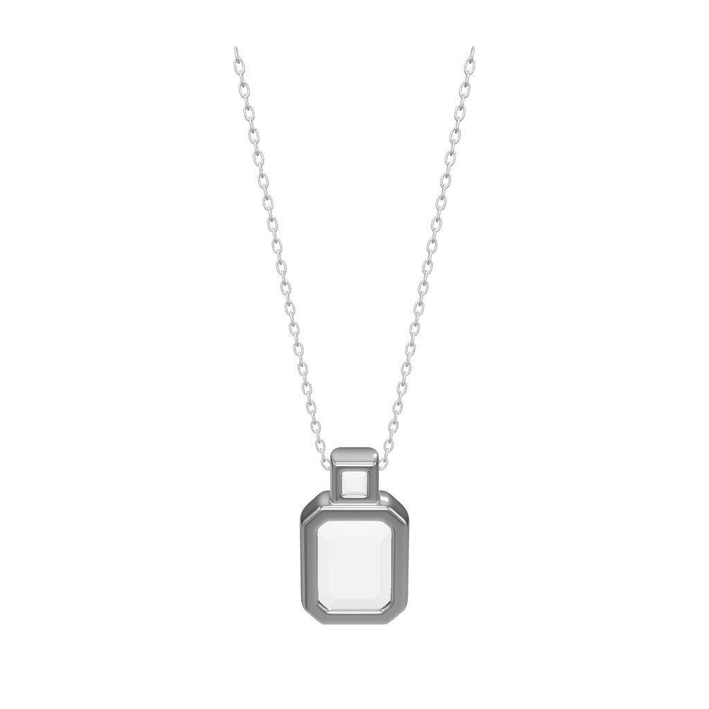 1.77 ct. Blauer Topas Halskette