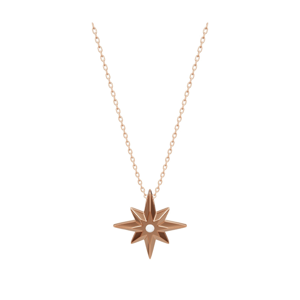 0.02 ct. Design Pendant with Chain