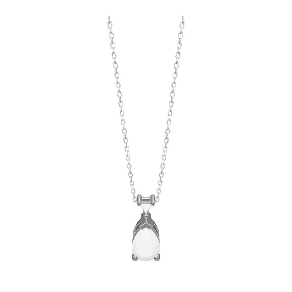 1.22 ct. Blauer Topas Halskette