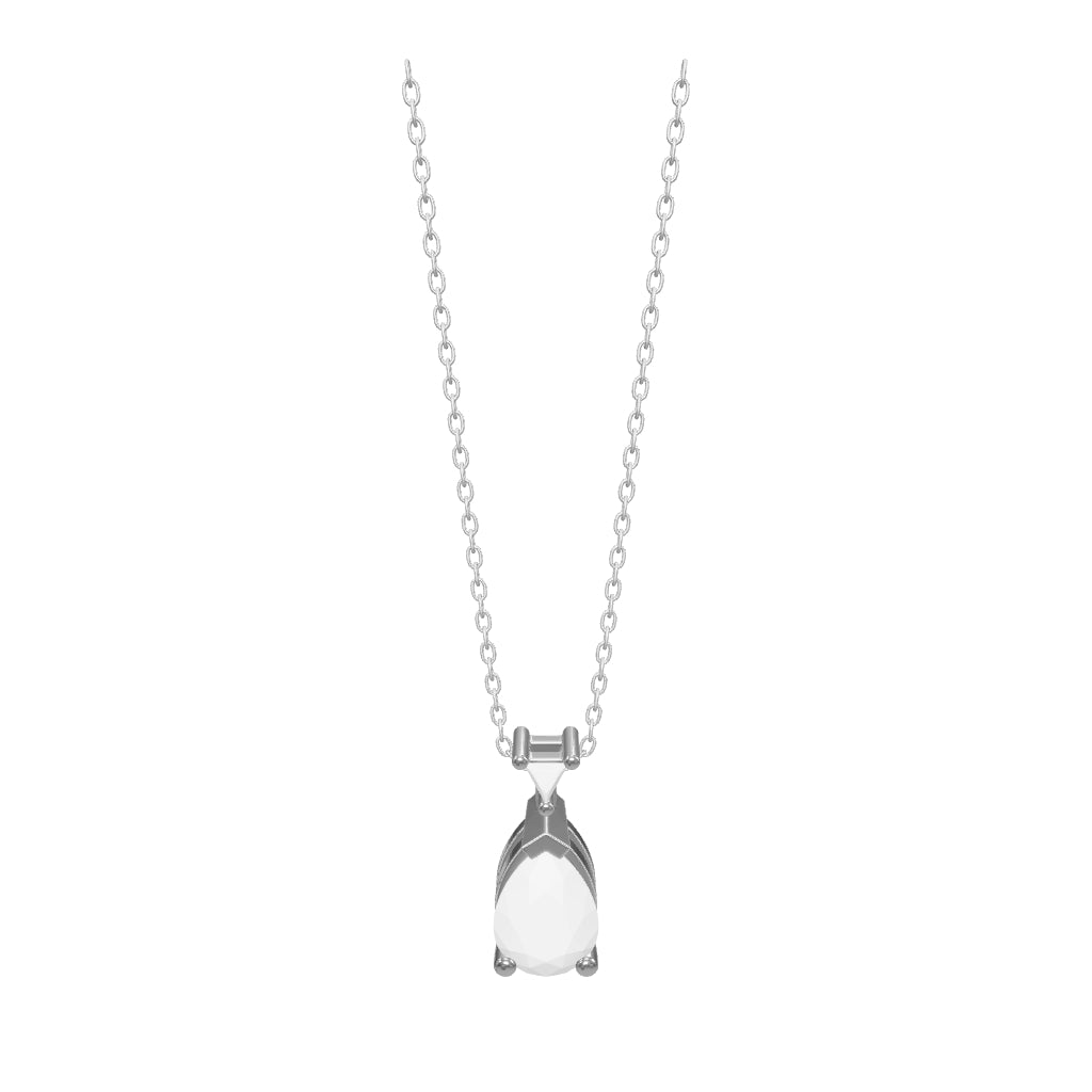 0.52 ct. Saphir Halskette