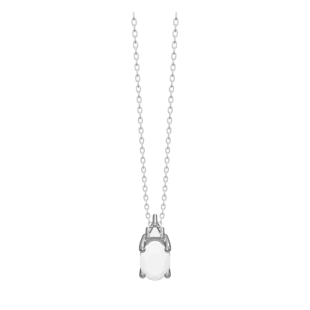 0.62 ct. Saphir Halskette