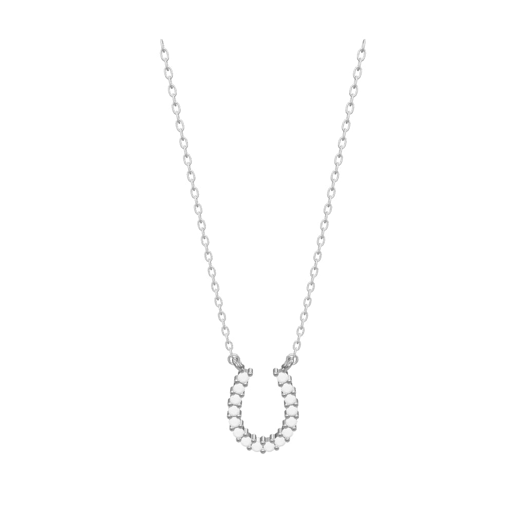 0.12 ct. Horseshoe Diamond Necklace