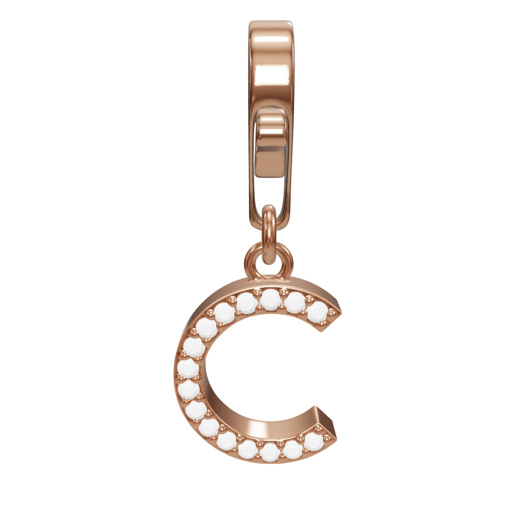 0.09 ct. Charme C Buchstabenanhänger