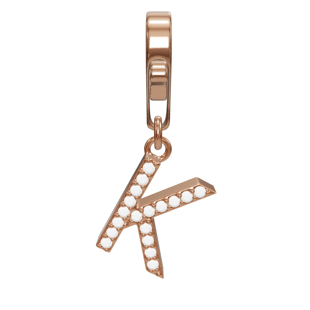 0.10 ct. Charme K Buchstabenanhänger
