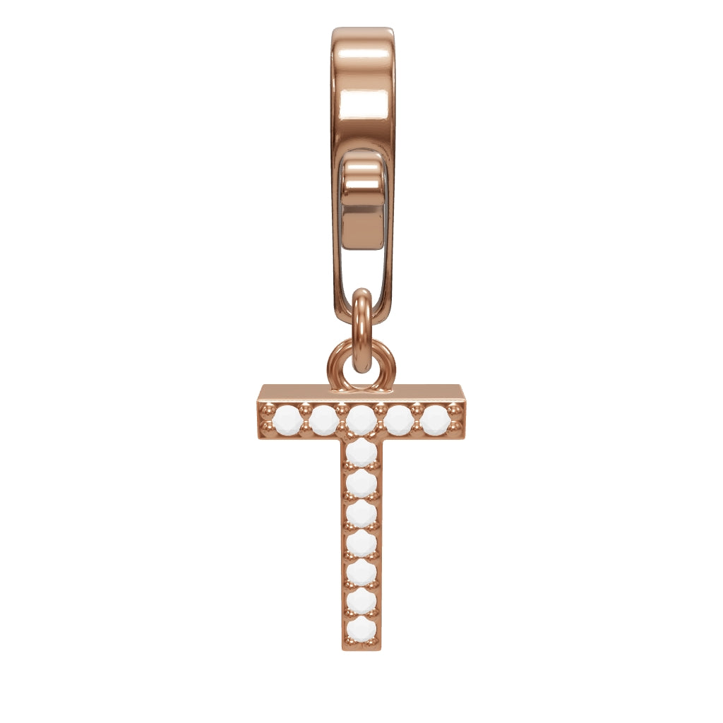 0.06 ct. Charme T Buchstabenanhänger
