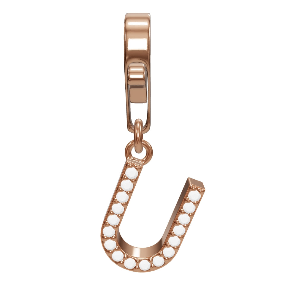 0.09 ct. Charme U Buchstabenanhänger