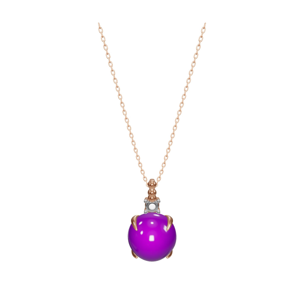 3.77 ct. Amethyst Necklace