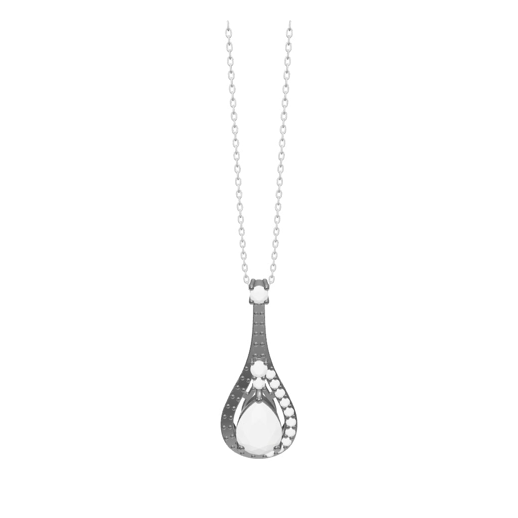 2.06 ct. Saphir Halskette