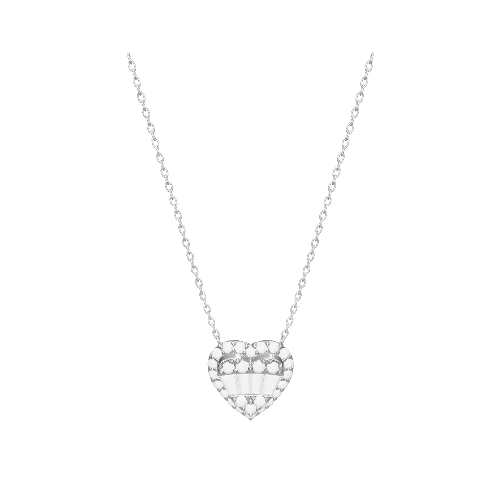 0.27 ct. Herz Diamant Halskette