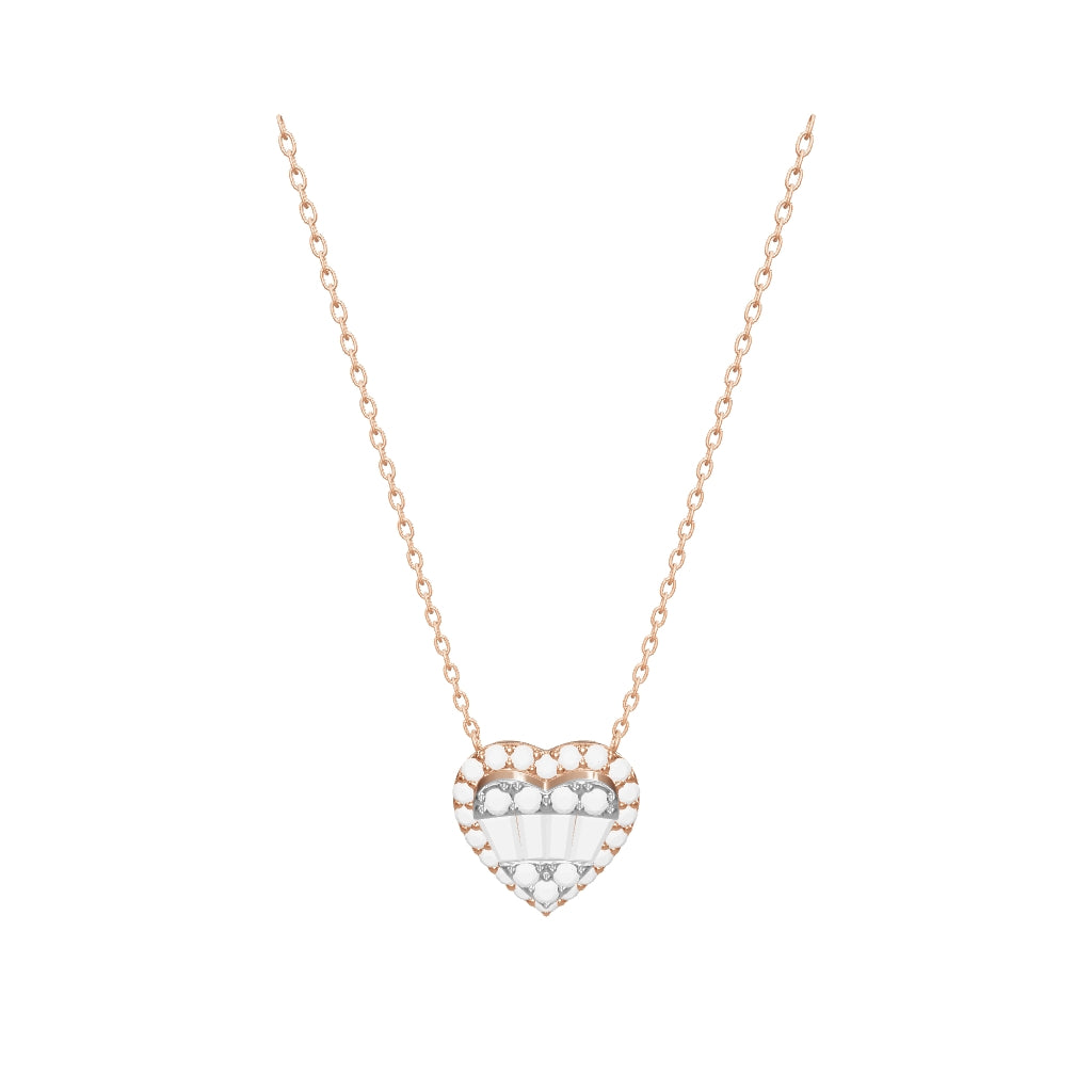 0.27 ct. Herz Diamant Halskette