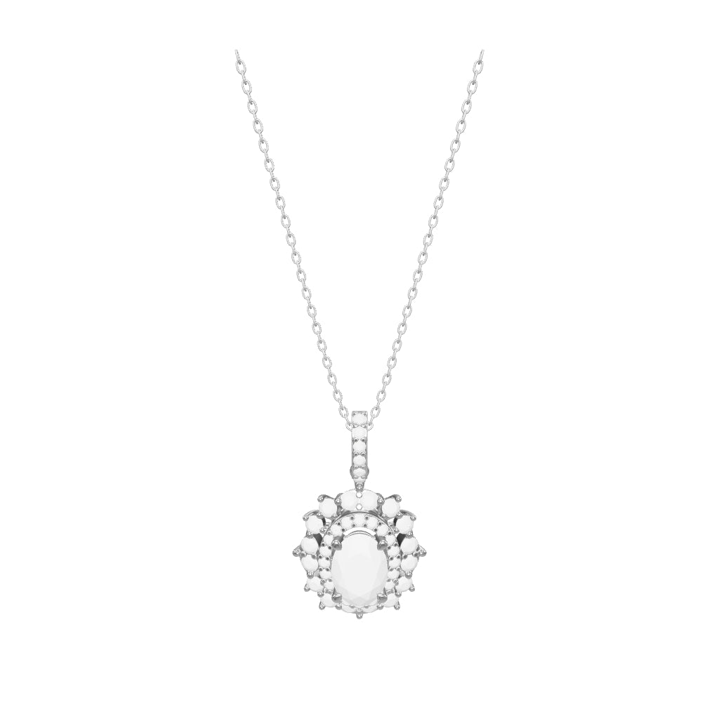 1.36 ct. Saphir Halskette