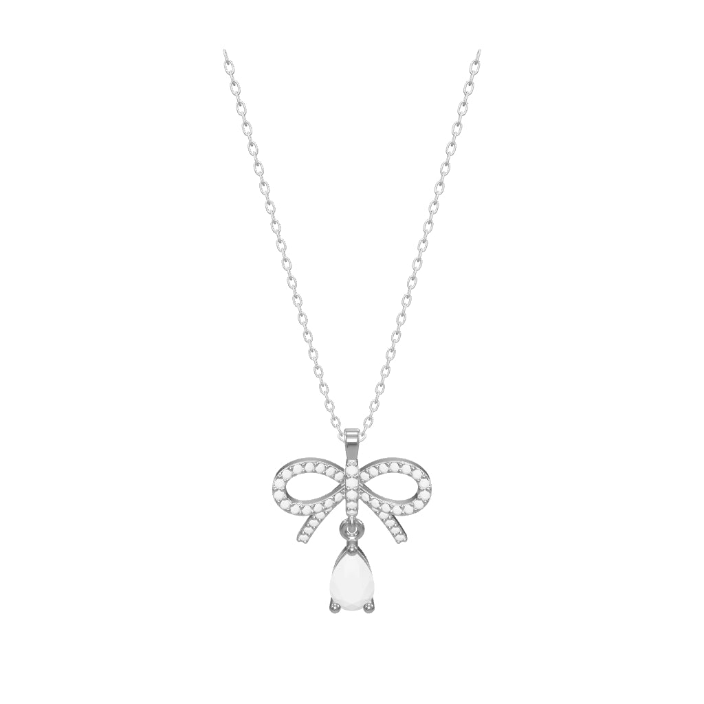 0.50 ct. Saphir Halskette