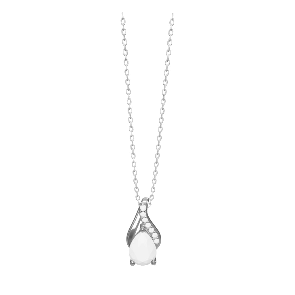 0.66 ct. Saphir Halskette