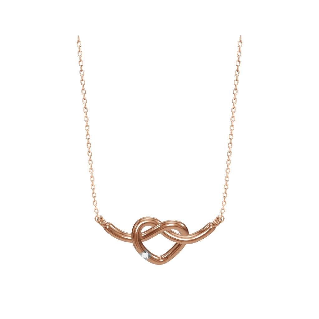 0.01 ct. Design Diamond Necklace