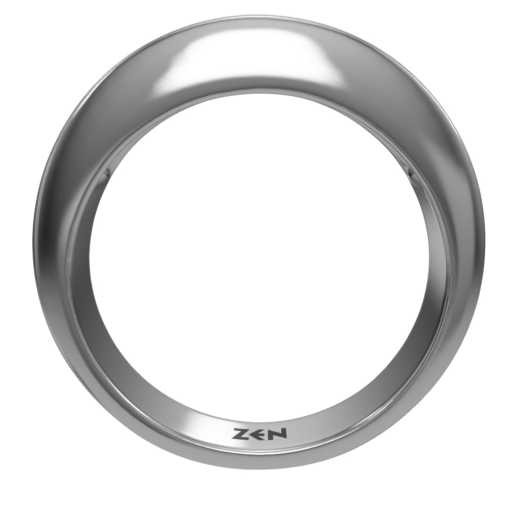 0.42 ct. Halbmemoire Diamantring