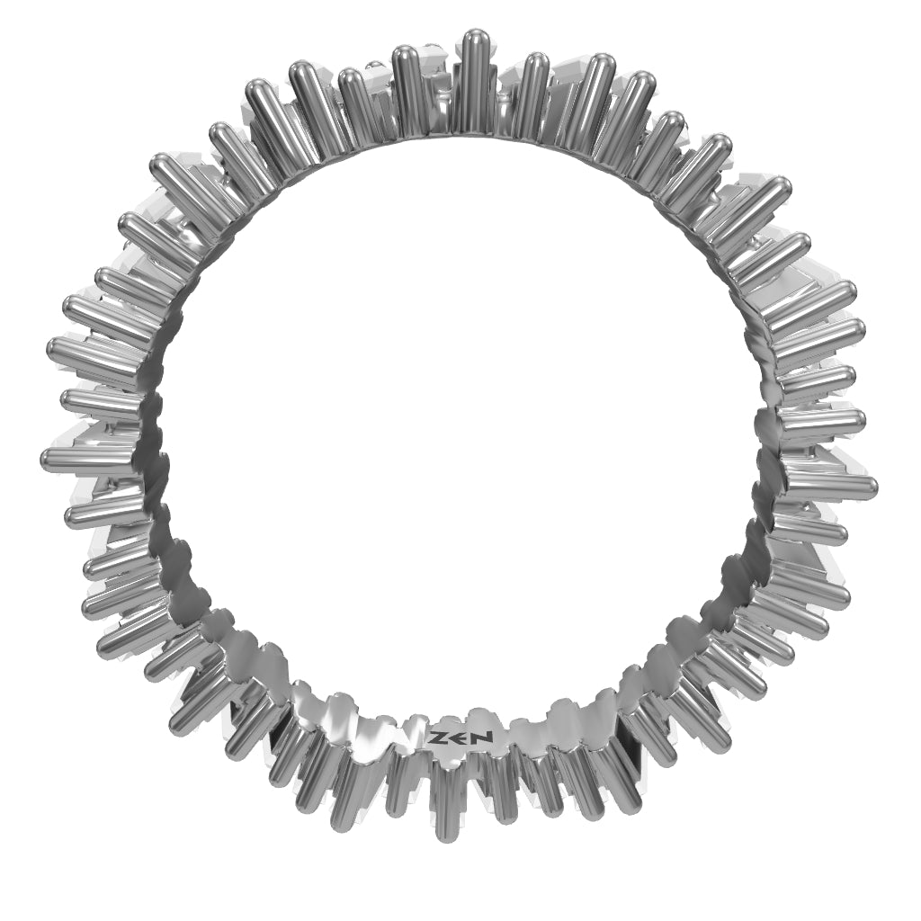 0.60 ct. Baguette Diamantring