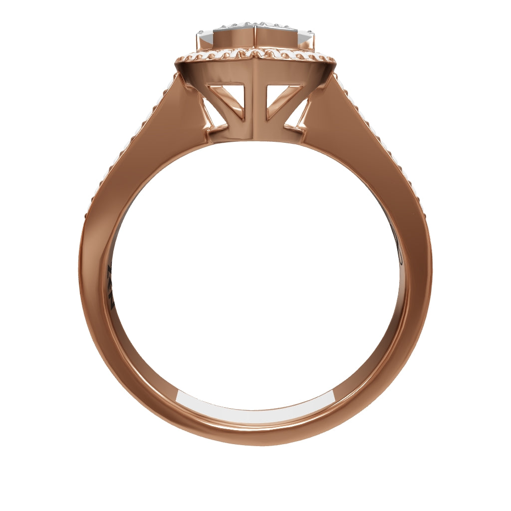 0.34 ct. Herz Diamantring