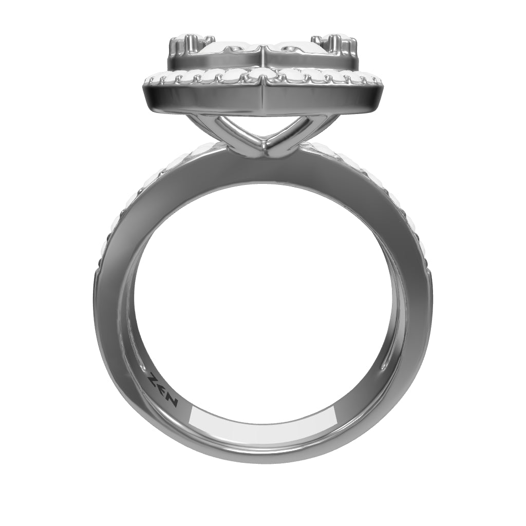 1.50 ct. Herz Diamantring