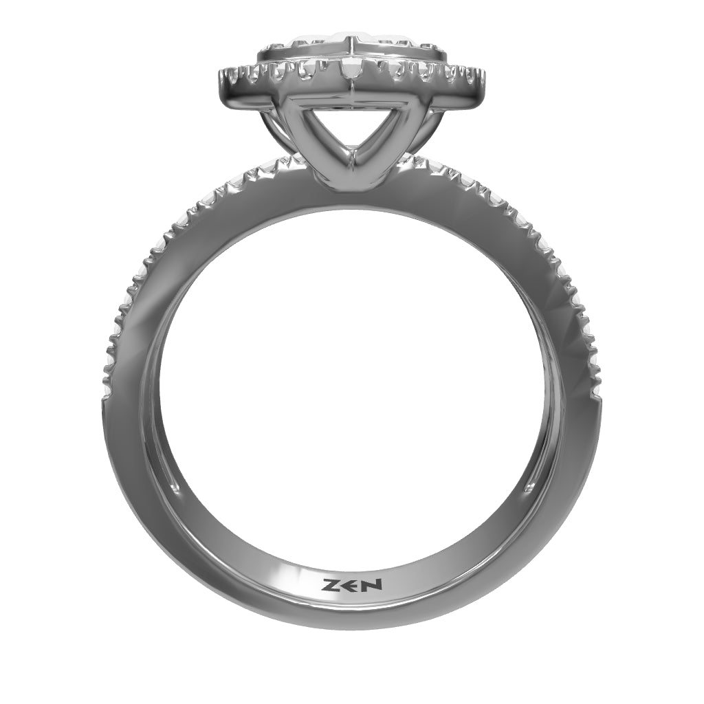 0.62 ct. Herz Diamantring