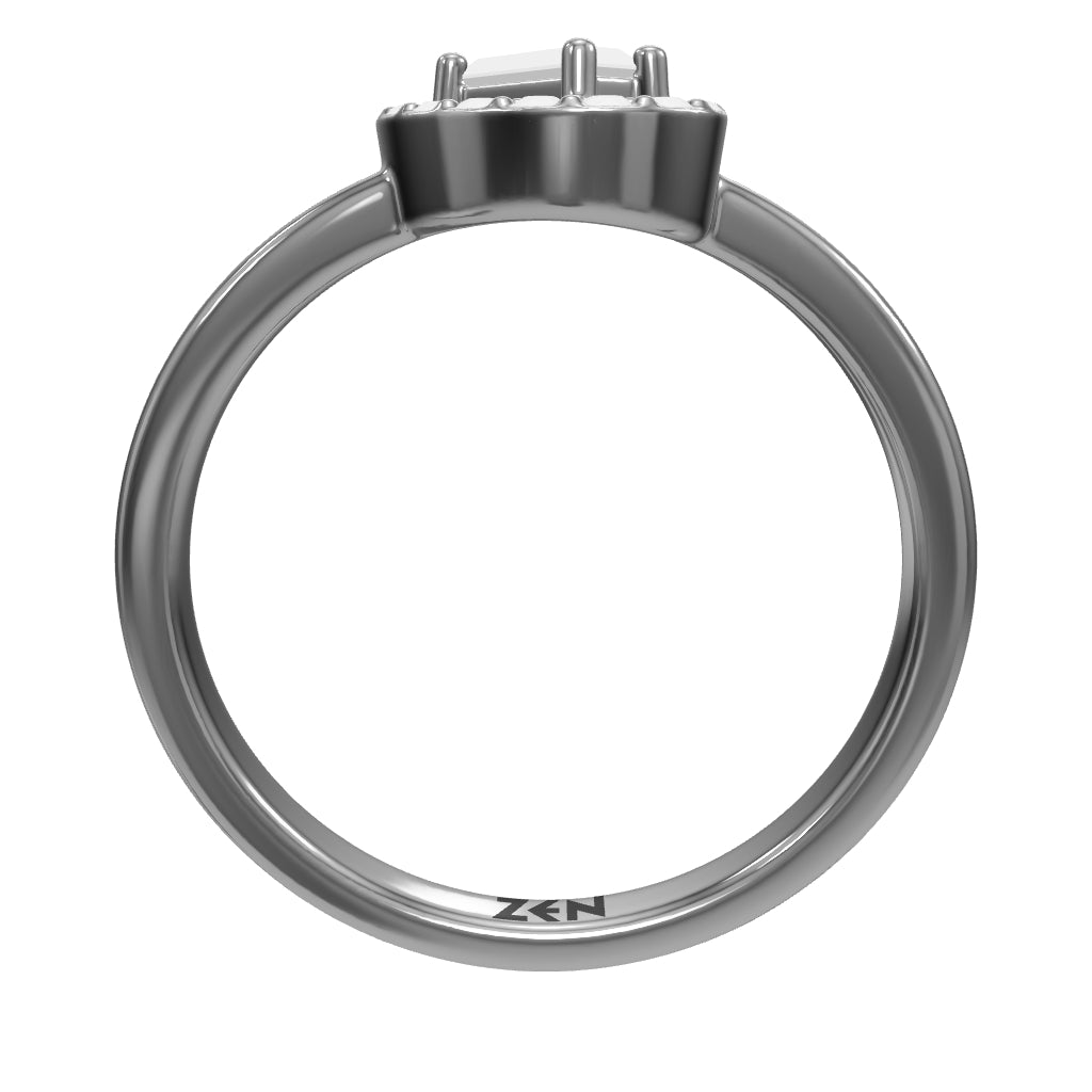 0.16 ct. Baguette Diamond Ring