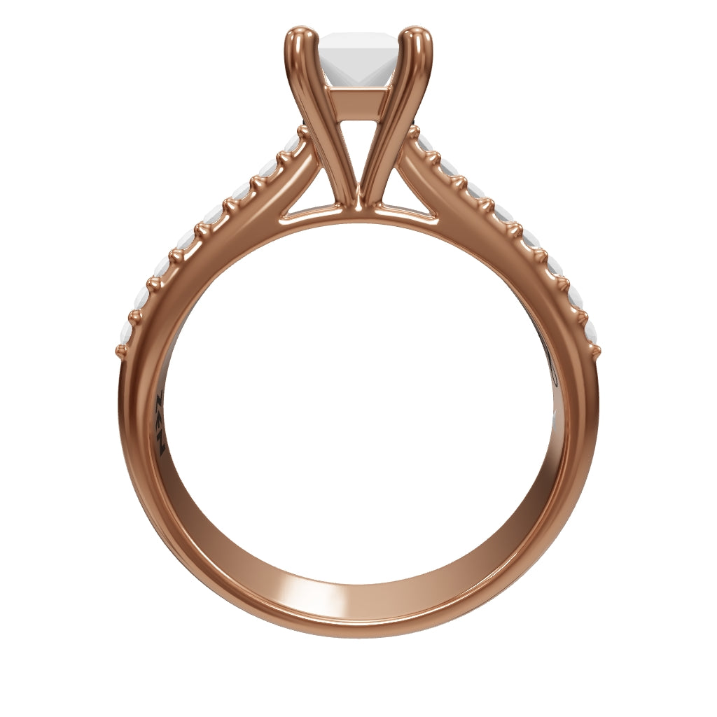 0.48 ct. Seitenstein Diamant Verlobungsring