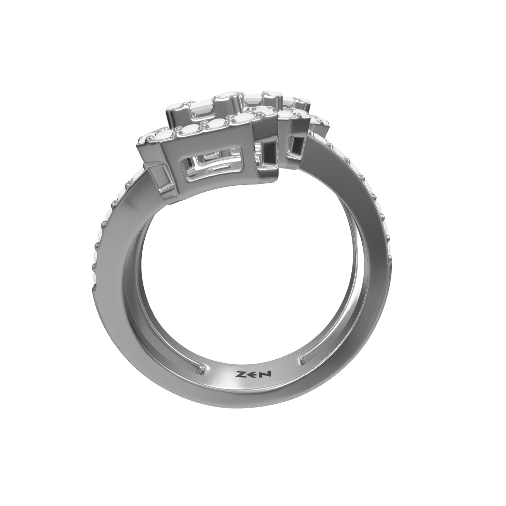 0.96 ct. Baguette Diamond Ring