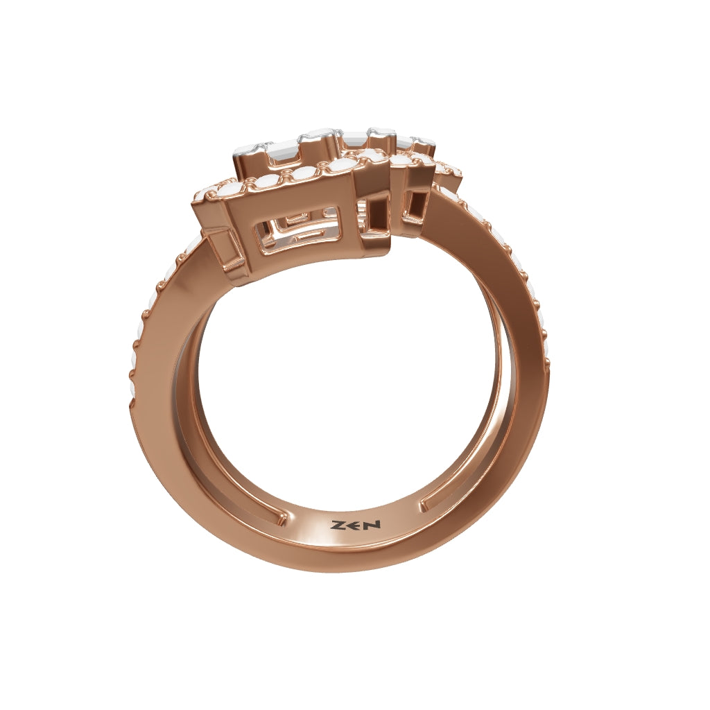 0.96 ct. Baguette Diamond Ring