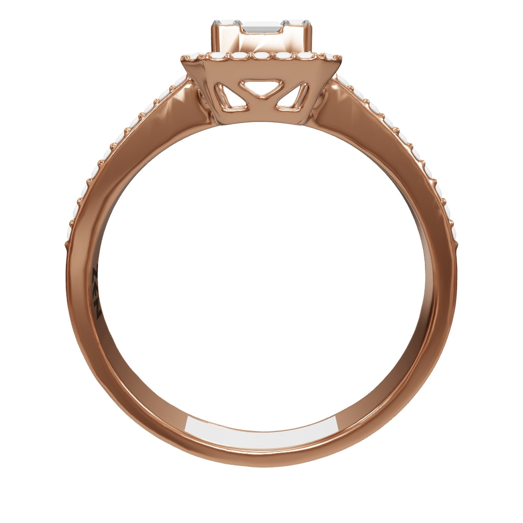 0.26 ct. Baguette Diamond Ring