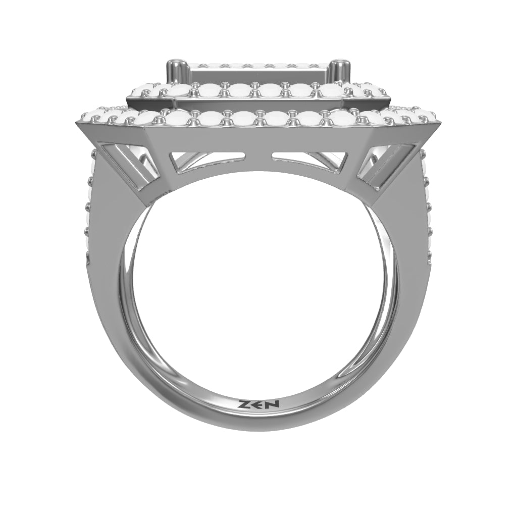 1.27 ct. Baguette Diamantring